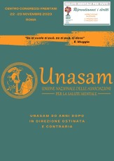 locandina convegno nazionale UNASAM 2023